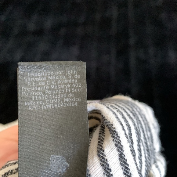 Men’s John Varvatos Star USA EMMETT T-Shirt Size XL Ivory and Black - Picture 9 of 9